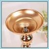 Hållare Decor Gardenwedding Candle Holder 32/38/50cm Sier/Gold Candlestick Home Decoration Ornaments Road Lead Main Table Vase Flower Arra