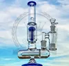 Tuyaux d'eau de narguilé en verre de couleur de mode Mini Bongs d'eau Joint de tuyau d'ondulations uniques 14.4mm bécher Bong Dab Rigs narguilés