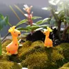 Décorations de jardin Résine Fée Miniatures Mignon Figure Animal Arbre Maison Artisanat Mini Décor Paysage Ornement