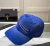 Klassiska herrkvinnor Designer Caps Högkvalitativ baseballmössa med bokstäver Sea Waves Fashion Sun Hat Casquette Hats 3 Colors3773128