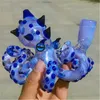 Glass Octopus Rigs With 14.4MM Female Joint Hookahs Water Bong Pipes