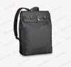 Steamer Backpacks Classic Eclipse Canvas Leather Shoulder Bags Black Flowers Printed Mens Designer Travel Luggage Satchel Purse Fa295K