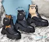 Botas Martin 2021 para mujer, modelos de combate militar de cuero genuino al tobillo, botas con plataforma, zapatos triples de cuero de vaca para motocicleta 35-41