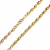 Chaîne épaisse, 60 cm de long et 4 mm de large, collier éthiopien, or 22 carats, collier épais africain érythréen et cubain Q0809