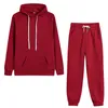 Autumn Women's Fleece Tracksuit 2 Pieces Set Pullover Hoodies+Pants Sport Suit Female Winter Warm Sweatshirt Suit for Woman 211116