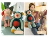 38cm Animal Plush Doll Stuffed Toy Cute Pillow Decoration Kids Lovely Bear Baby Elephant Big Ear Rabbit Child Sleeping Pillow Ragdoll