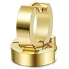 Coole Männer und Frauen Stil vergoldet Edelstahl Hugie Ohrring zum Verkauf
