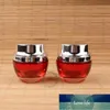 30pcs/Lot 30g Glass Cream Jar Women Cosmetic Can Small Vial Sliver Lid 1OZ Eyeshadow Pot Refillable Lotion Bottle Free