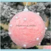 Dekorationshändelse festliga leveranser Gardenchristmas Foam Ball Craft Christmas Pendants Ornament Kids Gift Diy Xmas Tree Ornament Party Deco