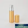 Bouteille de parfum en verre rechargeable portable de 5 ML Bouteille de parfum en aluminium