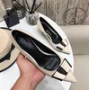 Catwalk-Modellschau 2021 offizielle Damenschuhe 5,5 cm spitzer Lido-Mittelabsatz Designer-Lederboden Hochzeit 35-41