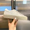 مرحبًا Star Sneakers Platform Star Disual Shoes Classic Do Old Dirty Shoe Mid Double Right Bottom Trainers Leather Golden Women Golden Man Dupe Quality Luxury