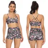 Women'S Sports Yoga FitnFlower Set Black X0629