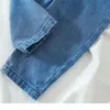 Printemps été Denim bébé fille garçon vêtements salopette filles jean combinaison poche enfants loisirs pantalon bleu enfants tenues