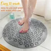 Maty do kąpieli okrągłe PVC antypoślizgowe mata łazienkowa prysznic bezpieczeństwo bez poślizgu naklejki do wanny