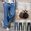 spring summer Business Trousers Thin Linen Loose Chinese Style men's pants sweatpants Straight Men streetwear Plus size 210608