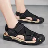 Sandalias Hombre Verano 2022 Mujer Negro Beige Malla Cuero Sandy Beach Sandal Hombre Zapatos Talla 38-44 Código: 93-1801297