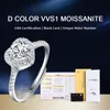 1 CT Herz Halo Verlobungsring für Frauen 925 Sterling Silber Moissanit Diamant Ringe Ehering Schmuck Zubehör