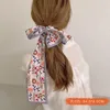 Fasce per capelli all'ingrosso per le donne Ragazze Moda Coda di cavallo Capelli Corda Cravatte Scrunchies Fasce per capelli in tessuto floreale per il tempo libero