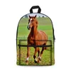 Backpack Horses Printed Canvas Backpacks Teenage Girls 2021 School Bags Women Fashion Travel 3D Animal