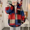 wol mix plaid coat