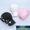 Simple Unisex Cotton Outdoor Girls Baseball Cap Plum Embroidery Snapback Fashion Sports Hats For Women Cap Factory price expert design Quality Latest Style