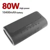 80W High-power Bluetooth speaker portable sound column outdoor waterproof TWS subwoofer 10400mah four-core power bank function