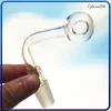 2 pièces 14mm 18mm fumer narguilé accessoire verre clair brûleur à mazout tuyau épais Pyrex Tube mâle Joint pour Bongs barboteur