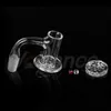 OD 20mm Blender Quartz banger With Smoking Cap Ruby Pearls 10mm 14mm Thermal Nails For Bongs Water Pipes