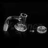 OD 20mm Blender Kuvars Banger Sigara Kapağı Ruby İnciler 10mm 14mm Termal Çiviler Bongs Su Boruları