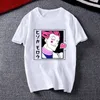 Män kvinnor t-shirt toppar kawaii jägare x jägare tshirt killua zoldyck tshirts crew nackmonterad mjuk anime manga tee skjorta kläder