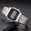 Wristwatches Sport Watch Men Digital Led Luxury Fashion Square Alloy Dial Electronic Womens Watches Kids Clock Male For Boy Gift M4054639