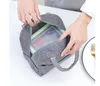家庭用ハンドバッグポータブルランチバッグサーマルバッグ断熱箱のためのランチボックスクーラーバッグ仕事のための便利なトートフードバッグ