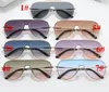 Classique Big Frame Lunettes de soleil rondes Femmes / Hommes Marque Designer Alliage Miroir Lunettes de soleil Homme Femme Mode Vintage Oculos 7 couleurs 10PCS