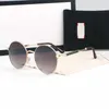 Groothandel Heren Designer Zonnebril Zonnebril Ronde Mode Gouden Frame Glazen Lens Brillen Voor Met Originele Gevallen Boxs Gemengde Kleur