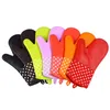 Silicone Oven Mitts Kitchen Glove Heat Resistant Thick Cooking BBQ Grill Gloves Gadgets Accessories