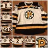 Vin40Vintage Providence Bruins Game Worn Jerseys 8 Chris Breen 2 Alex Grant 49 Frank Vatrano 2015-16 hockey jersey Custom Any Number and Name