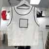 T-shirt Ladies Top Tank Brand Cotton Sexy Embroidered Camisole Letter Short Sleeve Navel Tight