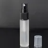 زجاجات العطور الزجاجية 10ML 1/3 أوقية رذاذ مع قبعات الذهب والفضة الأسود للزيوت الأساسية