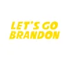 20x7cm Låt oss gå Brandon Sticker Party Favor för Car Trump Prank Biden PVC Stickers WLL1211