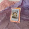 Acryl sterke magnetische dubbelzijdige 3 inch polaroid fotolijst transparante promotionele display stand label papier