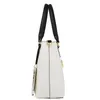 Fresh style womens bag simple trend design tassel decoration three-piece lady shoulder bag casual handbag mini wallet
