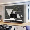 Обои Nordic INS Personality Geometric Wallpaper TV фон 3D Простая современная роспись для гостиной