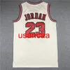 Erkek İşlemeli Jersey 23# Michael 2020 Sezonu Altın Basketbol Forması S M L XL XXL