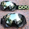 POC Marka Ski Gözlük Çift Katmanlar UV400 Anti-sis Büyük Kayak Maskesi Gözlük Kayak Erkek Kadın Kar Snowboard Polarize Lens 220110