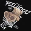 Hip Hop Streetwear Harajuku T Shirt Men Bear Letter Shopping Cart Print Tshirt Cotton Casual Summer Short Sleeve T-Shirt 210716