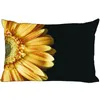 Federa per cuscino Paesaggio Copertura per girasoli Camera da letto Home Office Federa decorativa Rettangolo Federe per cerniere Tessuto satinato 10-10