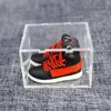 MINI 3D Stereo Sneaker Keychain Decoration Creative Cark Key Chain Men Hanging Basketball Shoes Stereo Model Cain Series SOU247S