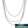 Collar de cadena de serpiente multicapa de lujo Cadenas de cuchillas para mujer Ins de oro Acero inoxidable Minimalista Gargantilla para mujer Joyería de clavícula Precio de fábrica Diseño experto Calidad