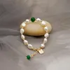 Bransoletka dla kości słodkowodnej kobiet z koralikami Koreańska Bransoletka Koreańska prosta studencka dziewczyny biżuteria Trum22